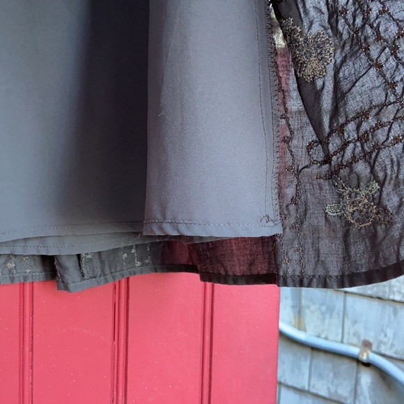 Anne Klein skirt grey size 6 - Picture 3 of 7